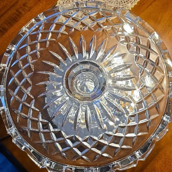 Vintage Godinger Crystal Cake Stand - Picture 4 of 6